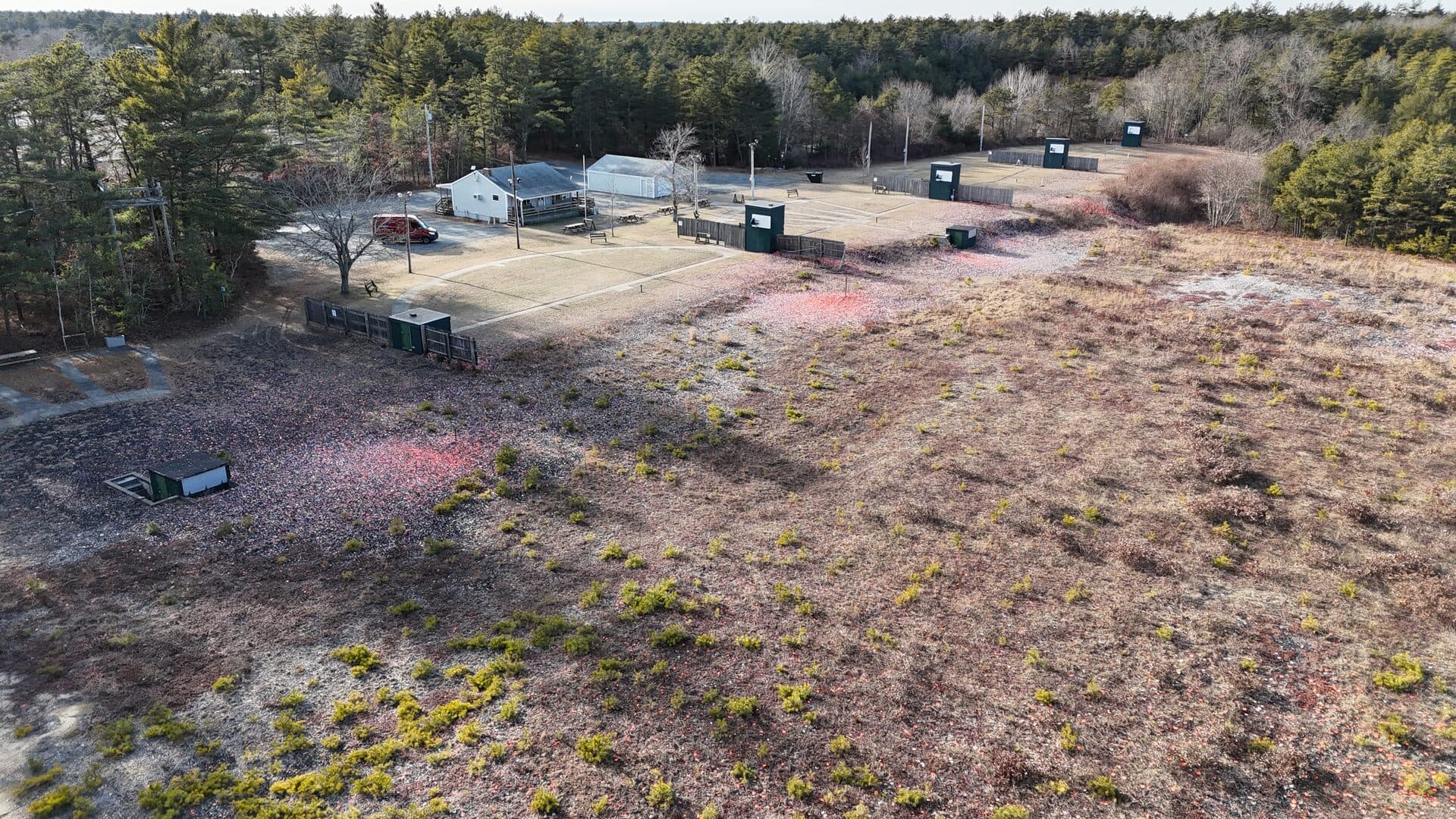 Shooting fields from above